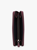 Wallet Lacoste Violet l12.12 concept holiday NF5508HN-vue-porte