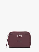 Coin Purse Lacoste Violet l12.12 concept holiday NF5507HN