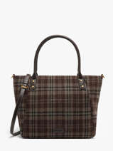 Shoulder Bag Taylor With Tartan Print Laurent david Brown ld bags 135
