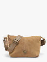 Sac Bandouli�re City Le voyage en panier Beige city AHP333