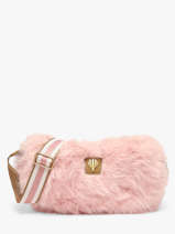 Sac Bandouli�re Doudou Polyester Le voyage en panier Rose doudou AHP359