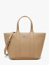 Sac � Main Authentic Lacoste Beige authentic NF5518EG