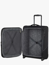 Expandable Cabin Luggage American tourister Black summerride 149497-vue-porte