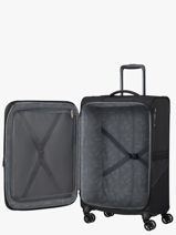 Expandable Softside Luggage Summerride American tourister Black summerride 149499-vue-porte