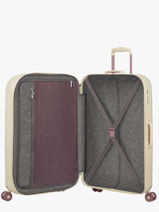 Expandable Hardside Luggage Neovibe American tourister Beige neovibe 159933-vue-porte