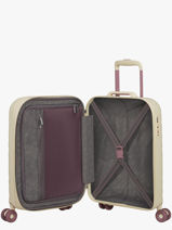 Valise Cabine Extensible American tourister Beige neovibe 159930-vue-porte