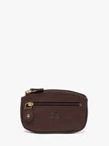 Leather Caviar Coin Purse Crinkles Brown caviar 14036