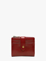 Coin Purse With Card Holder Mandoline Red london 563