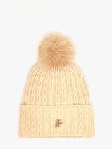 Beanie Tommy hilfiger Beige th script AW19112