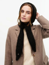 Knitted Hood With Monogram Logo Tommy hilfiger Black elevated chic AW19292-vue-porte