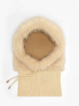Cagoule Moumoute Budaclava Le voyage en panier Beige accessoires AHC004