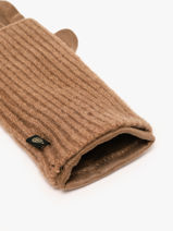 Gloves/arm Warmers Migani Le voyage en panier Beige accessoires AHG002-vue-porte