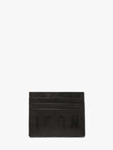 Leather Liam Card Holder Rfid Icon Black liam A21