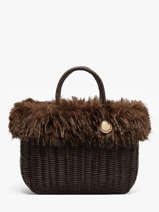 Handbag Doudou Le voyage en panier Brown doudou L
