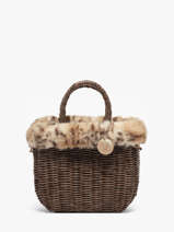 Sac � Main Doudou Polyester Le voyage en panier Beige doudou S