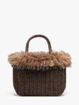 Sac � Main Doudou Polyester Le voyage en panier Beige doudou M