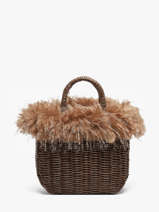 Small Doudou Basket Bag Partridge Effect Le voyage en panier Beige doudou S