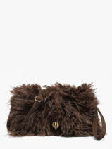 Shoulder Bag Doudou Le voyage en panier Brown doudou AHP319