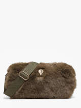 Sac Bandouli�re Doudou Le voyage en panier Vert doudou AHP310