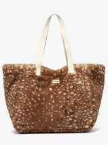 Sac Port� �paule Faon Hindbag Marron faon FN
