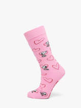 Chaussettes Besocks Rose socks women H