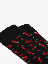 Socks Bechili Besocks Black socks women BECHILI-vue-porte