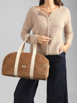 Velvet Charlie Shoulder Bag Hindbag Brown velours V-vue-porte