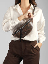 Belt Bag Leather Pinko Brown love bag icon 6724A3E5-vue-porte