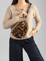 Sac Banane Aspen Vanessa wu Marron winter MA3037-vue-porte