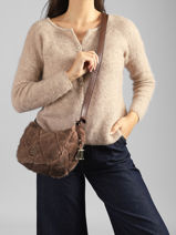 Shoulder Bag Polly Laurent david Brown ld bags 114-vue-porte