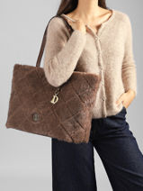 Polly Shoulder Bag Laurent david Brown ld bags 887-vue-porte