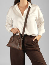Shoulder Bag Belleville Leather Lancel Brown belleville A13735-vue-porte
