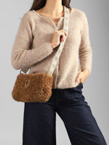 Shoulder Bag Winter Le voyage en panier Green winter AHP323-vue-porte