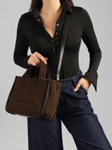 Sac Port� Main Heritage Lacoste Marron heritage NF5116HX-vue-porte