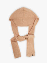 Capuche En Maille Capicelty Le voyage en panier Beige accessoires AHC020