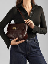 Sac Port� �paule London Mandoline Marron london 2871-vue-porte