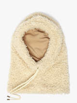 Balaclava With Teddy Effect Le voyage en panier White accessoires AHC028