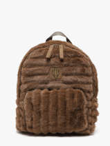 Sac � Dos Le voyage en panier Marron quadri AHP321