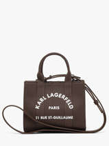 Sac Bandouli�re Rsg Coton Karl lagerfeld Marron rsg A3W50118