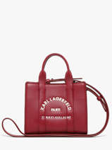 Sac Xs Rsg Cuir Avec Bandouli�re Karl lagerfeld Rouge rsg B1W30042