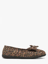 Slippers Isotoner Brown women 97397