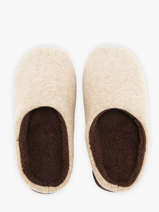 Chaussons Isotoner Beige men 98279