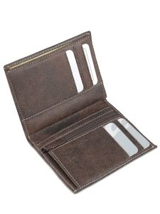 Wallet Leather Francinel Brown bixby 69944-vue-porte