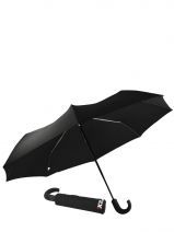 Men's Umbrella Classic Isotoner Black parapluie 9407