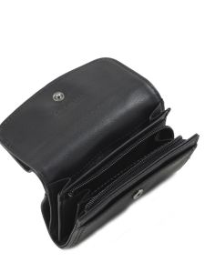 Purse Leather Lancaster Black soft vintage nova 21-vue-porte