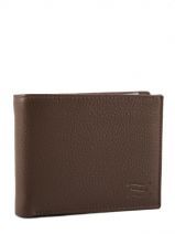 Wallet Caviar Leather Crinkles Brown caviar 14086