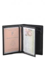 Leather Wallet Marina Katana Black marina 753046-vue-porte
