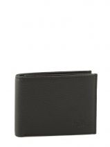 Wallet Leather Yves renard Black foulonne 2306