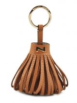 Leather Dahlia Key Chain Nathan baume Brown original n 100100N