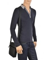 Sac Bandouli�re Lancaster Noir soft vintage homme 14-vue-porte